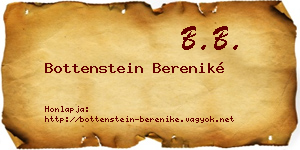 Bottenstein Bereniké névjegykártya